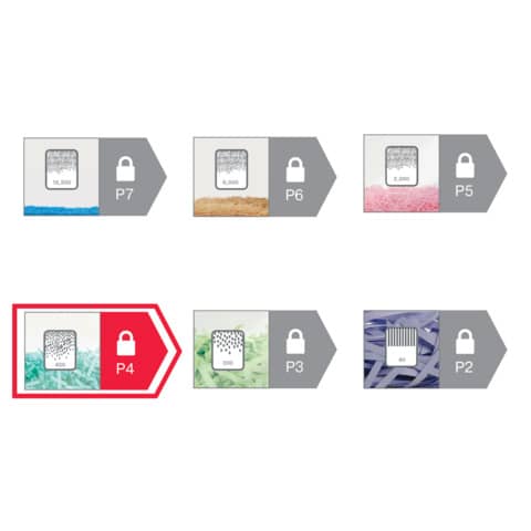 Distruggidocumenti uso moderato Rexel Momentum X410-SL Slimline P-4 - 23 L- taglio a frammenti 4x28 mm - 2104573EU
